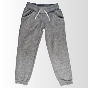 Gray Jogger Sweatpants XS 4 5 Boys Girls Elastic Waist